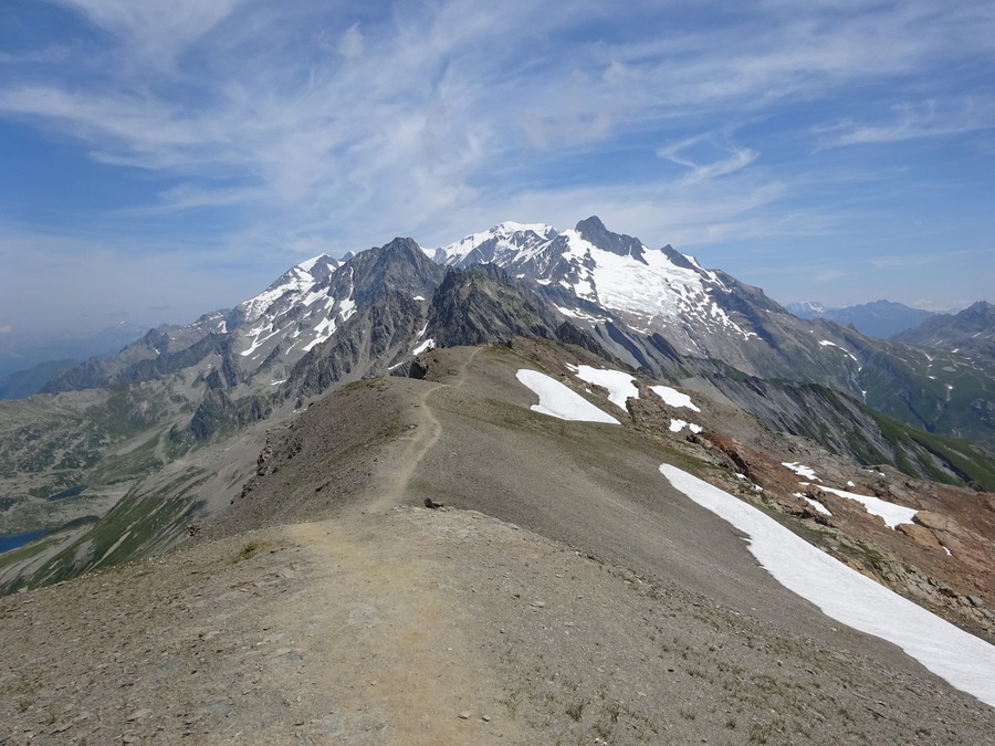 Mont Blanc as seen from Tete Nord des Fours (photo: Dimitris Koukis)